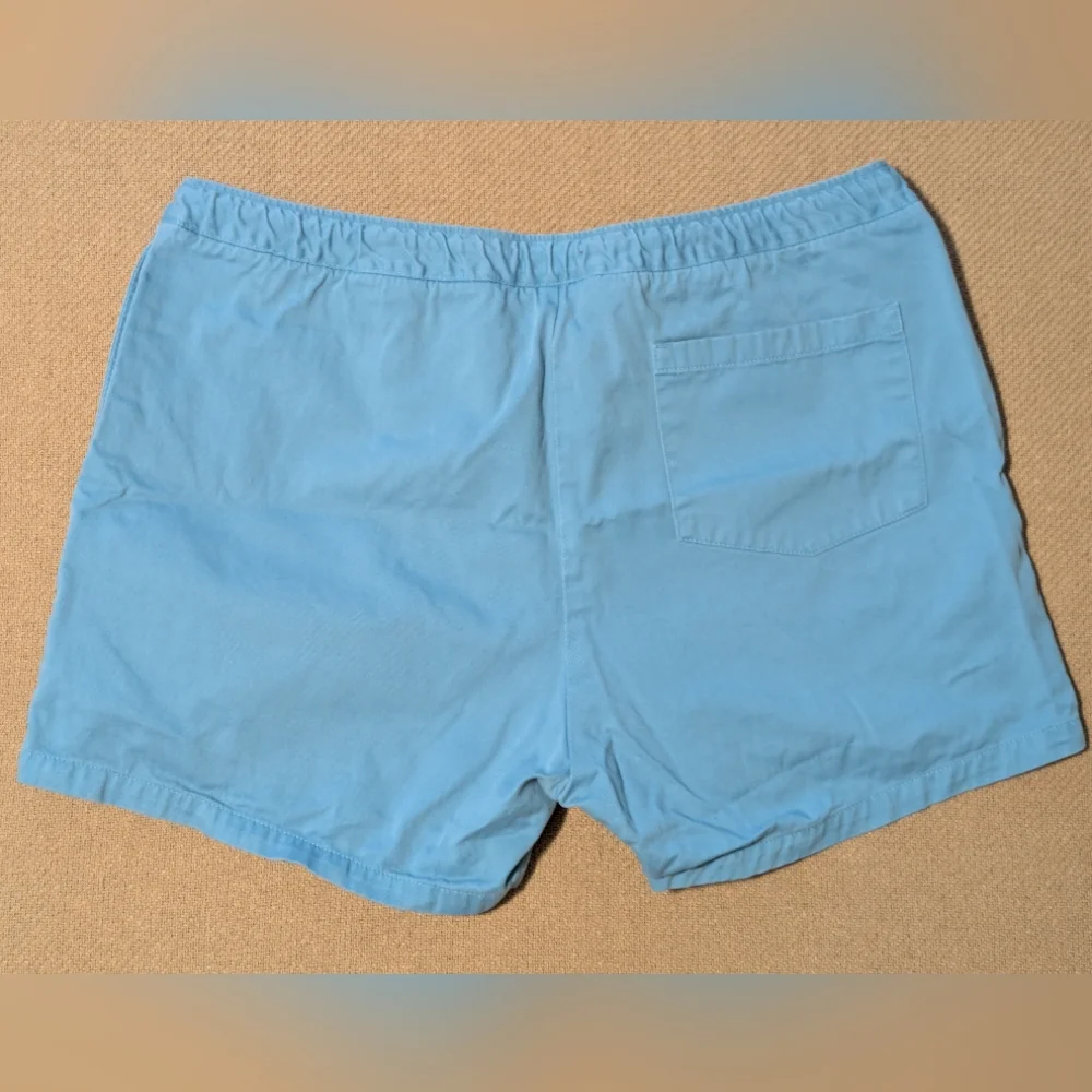 J Crew Blue Tie Waist Cotton Women's Shorts